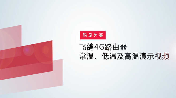 尊龙时凯飞鸽4G路由器常温、低温及高温演示视频